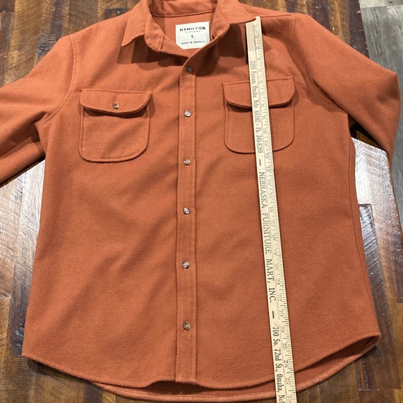 Hamilton Rust Button-Up Shirt - Picture 7 of 8